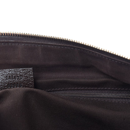Gucci Monogram Medium Abbey Tote Dark Brown 13 of 14
