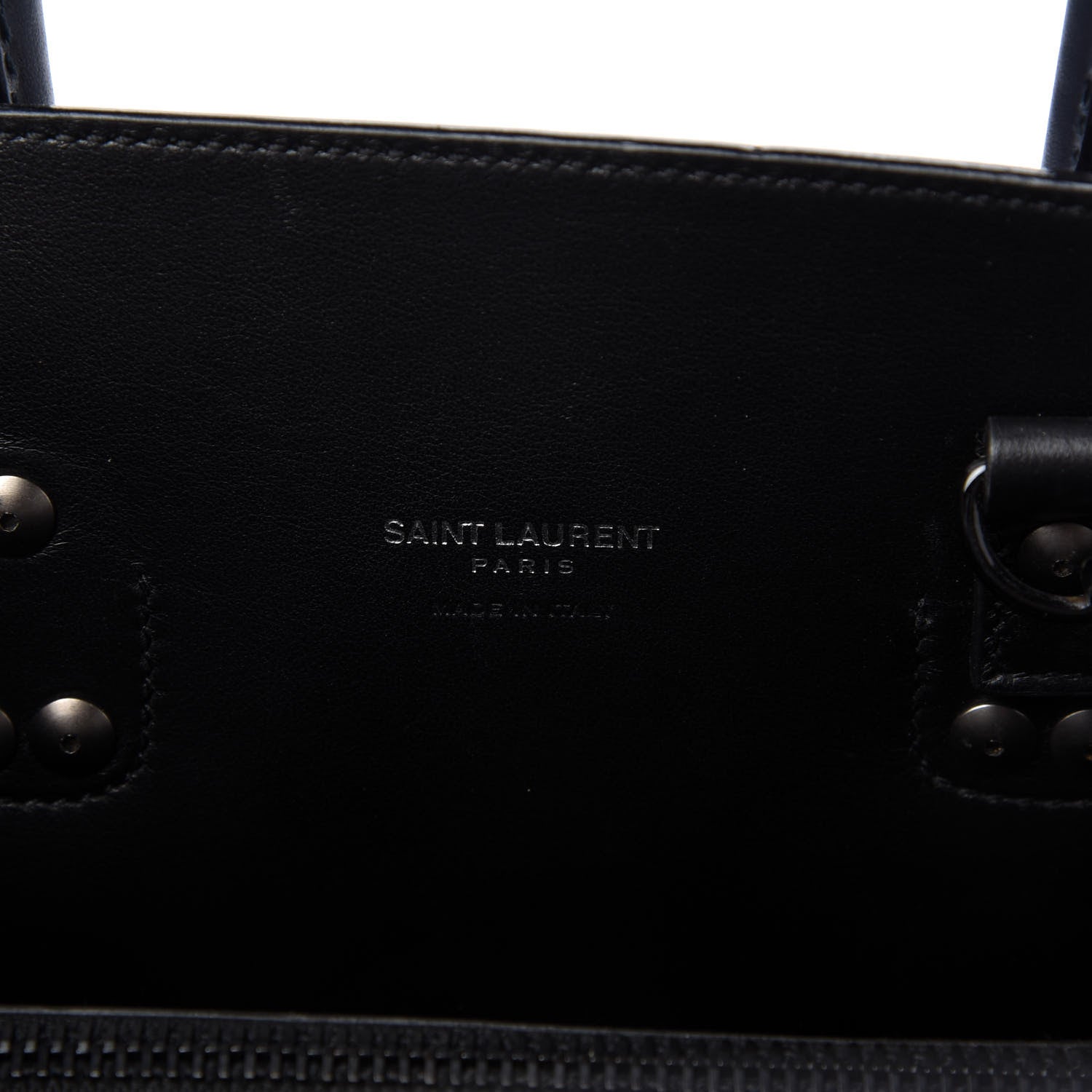 Saint Laurent Calfskin Baby Sac De Jour Navy 8 of 9
