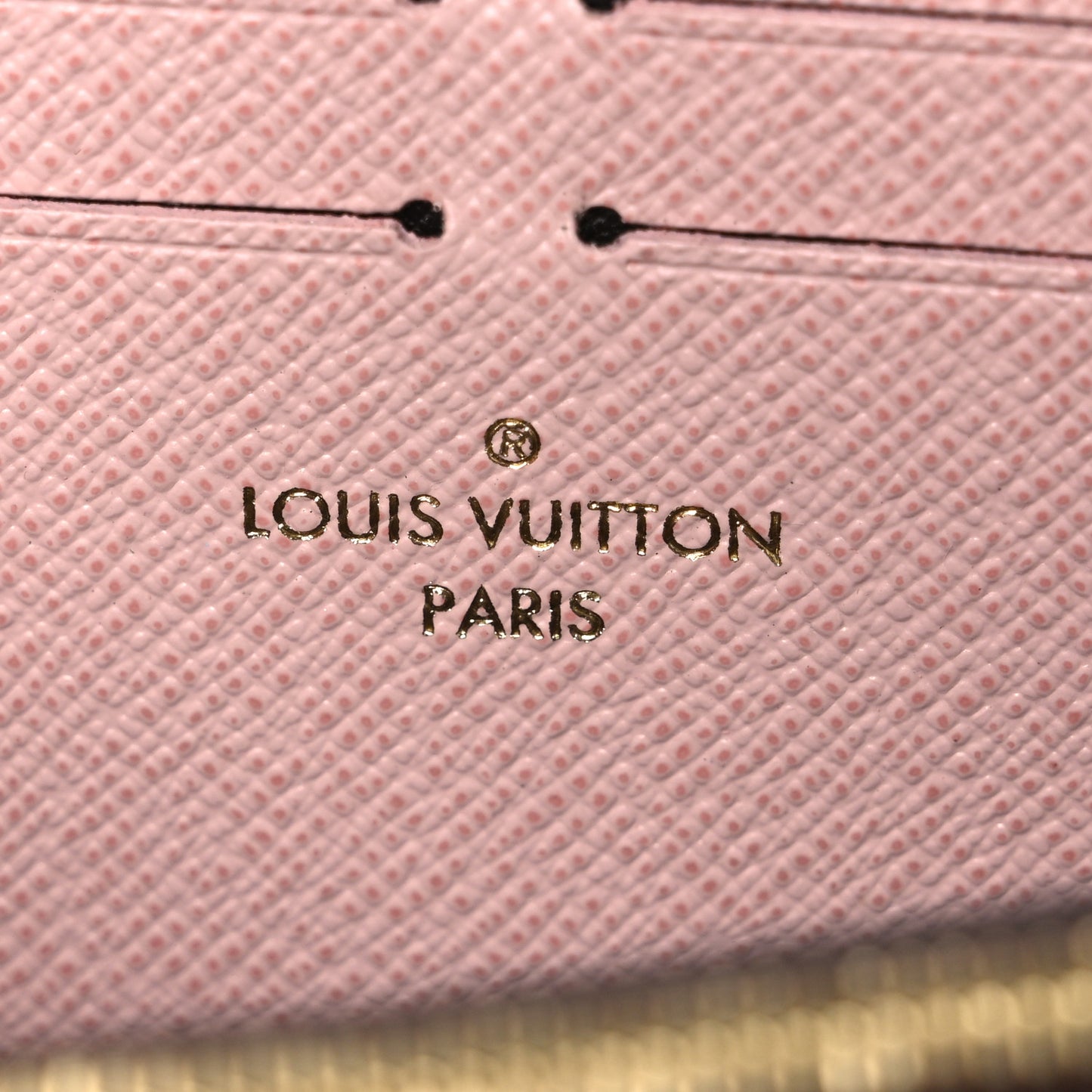 Monogram Clemence Wallet Rose Ballerine