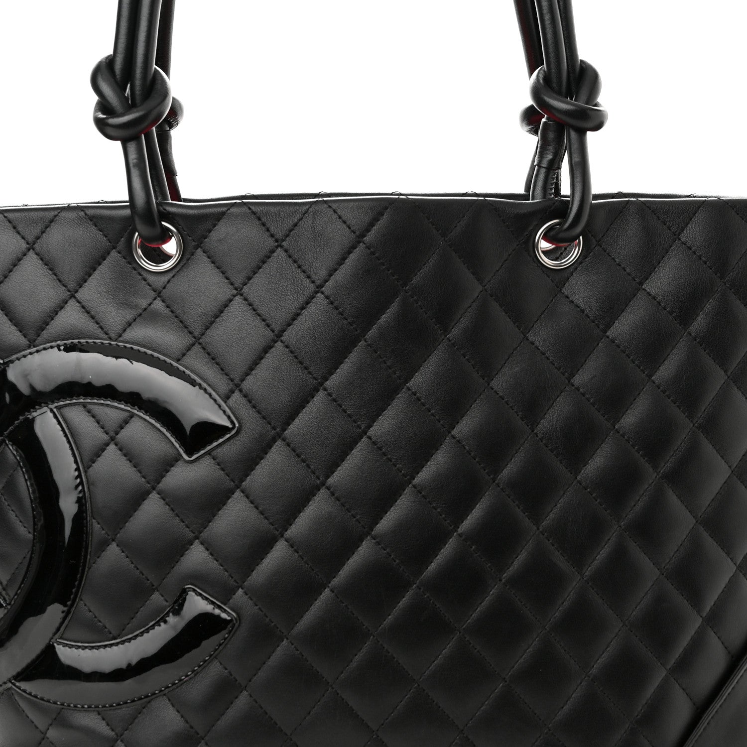 Chanel Calfskin Quilted Large Cambon Tote Black 8 of 10