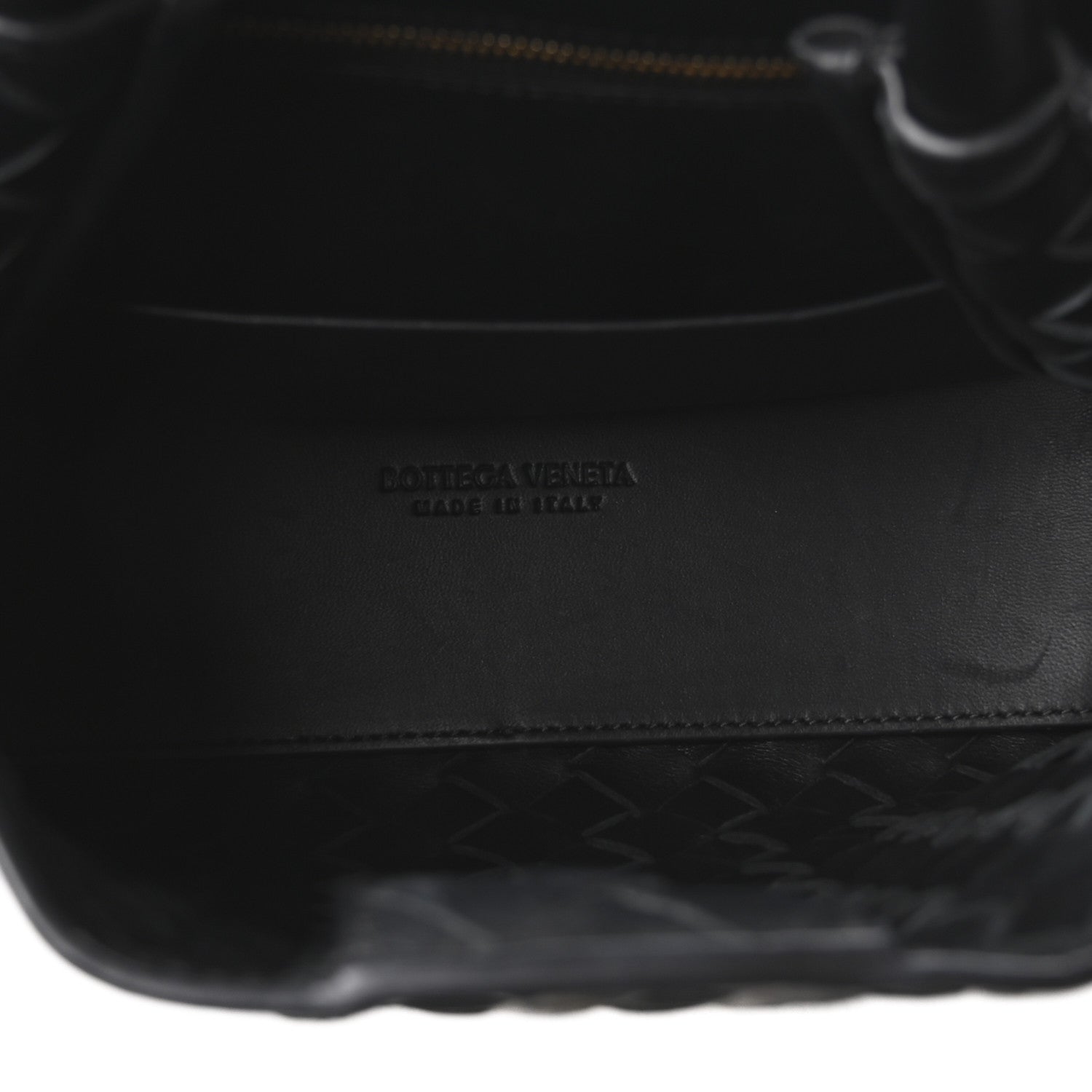 Bottega Veneta Nappa Intrecciato Small Andiamo Shoulder Bag Black 5 of 9