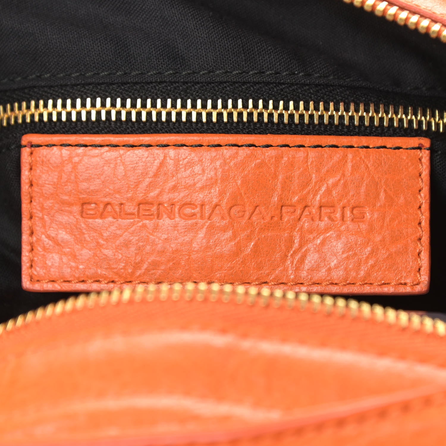 Balenciaga Agneau Giant 12 Gold Hardware Part Time Tangerine 5 of 13