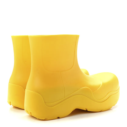Bottega Veneta Rubber Puddle Ankle Boots 36 Egg Yolk 4 of 7
