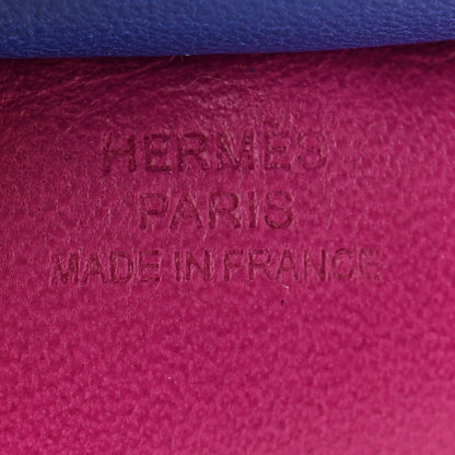 Hermes Milo Lambskin Grigri Rodeo Horse Bag Charm MM Rose Pourpre Malachite Bleu Electrique 3 of 5