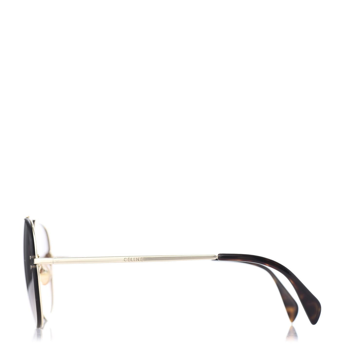 Mirror Aviator Sunglasses CL 41392/S Gold Tortoise