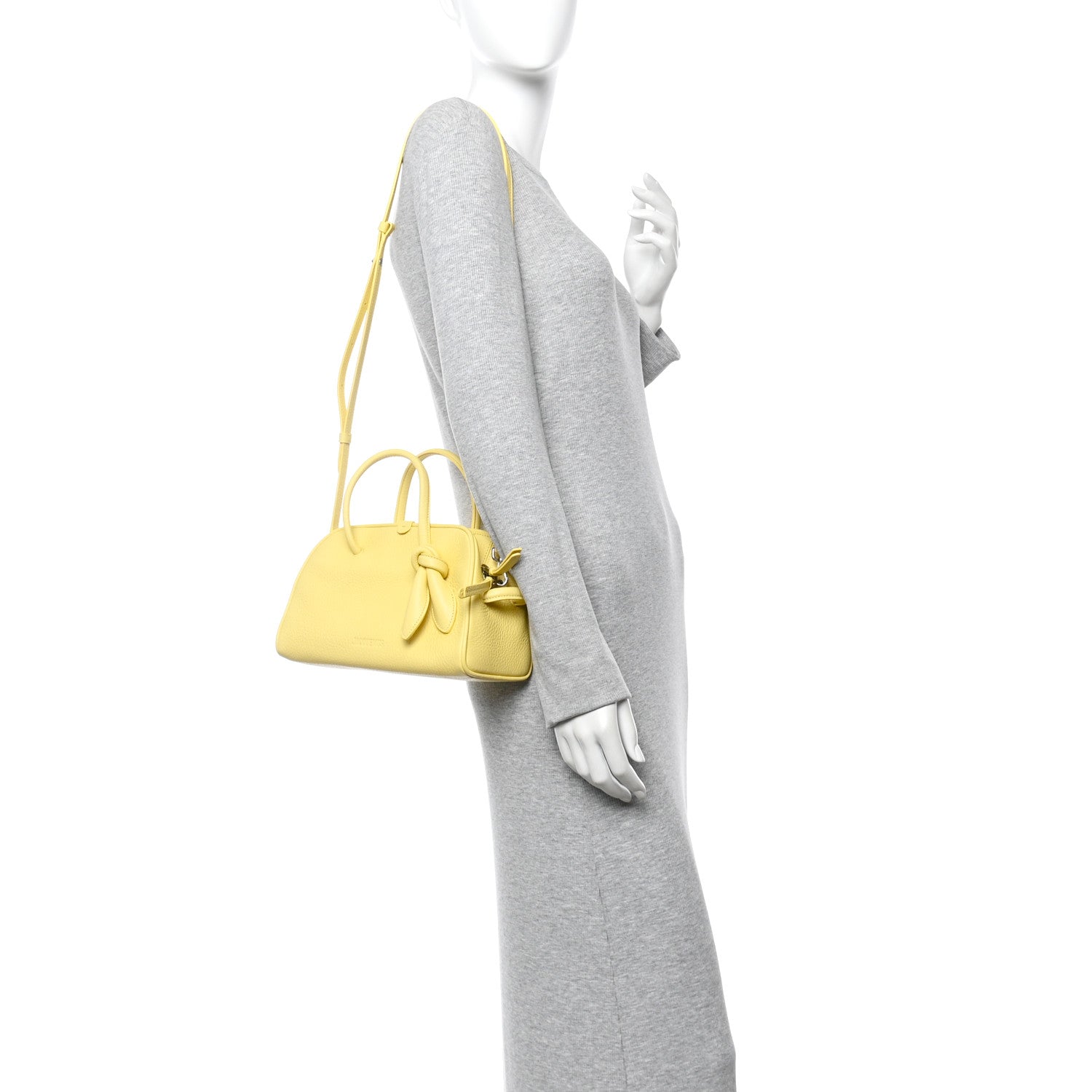 Jacquemus Grained Calfskin Le Petit Turismo Light Yellow 2 of 10