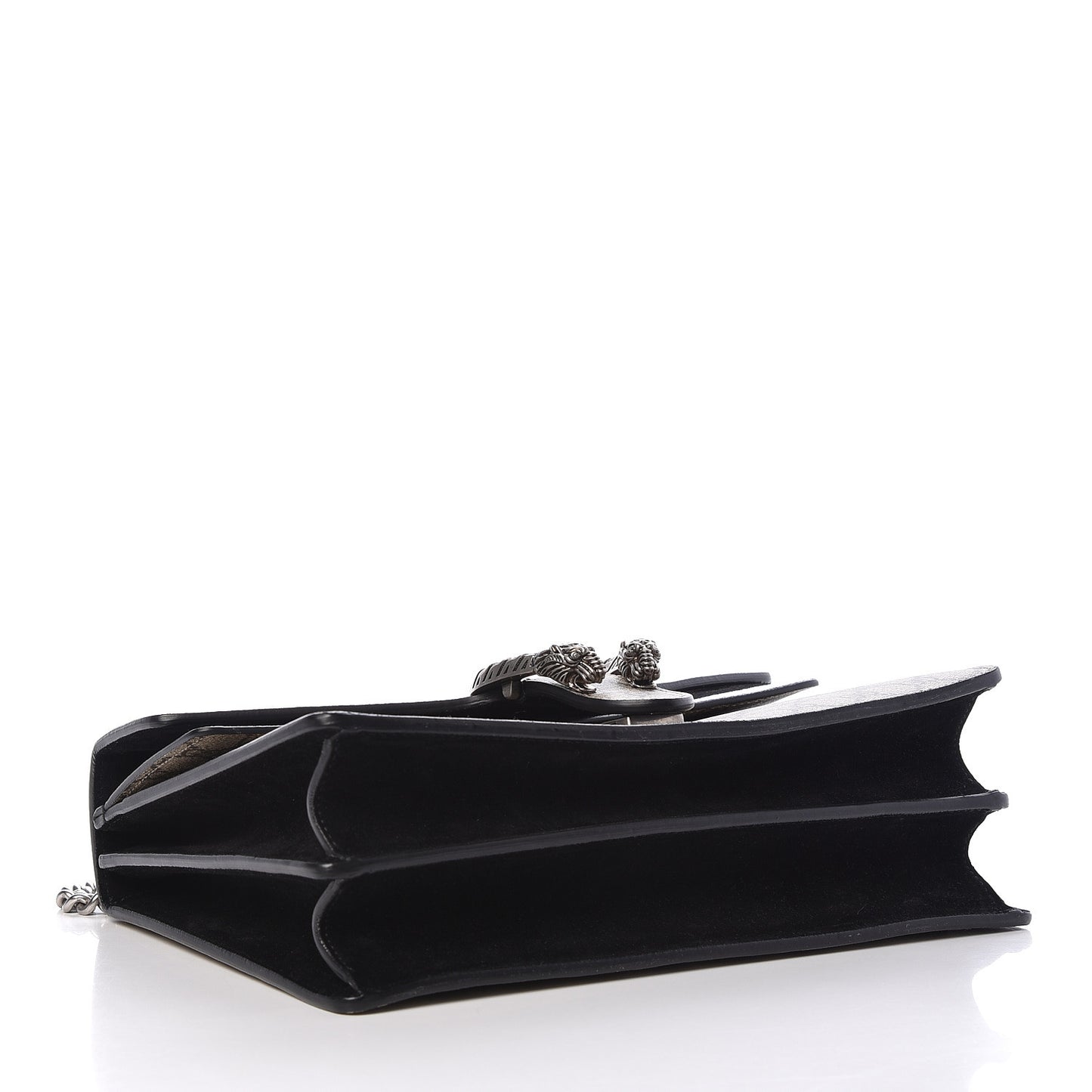 GG Supreme Monogram Medium Dionysus Shoulder Bag Black
