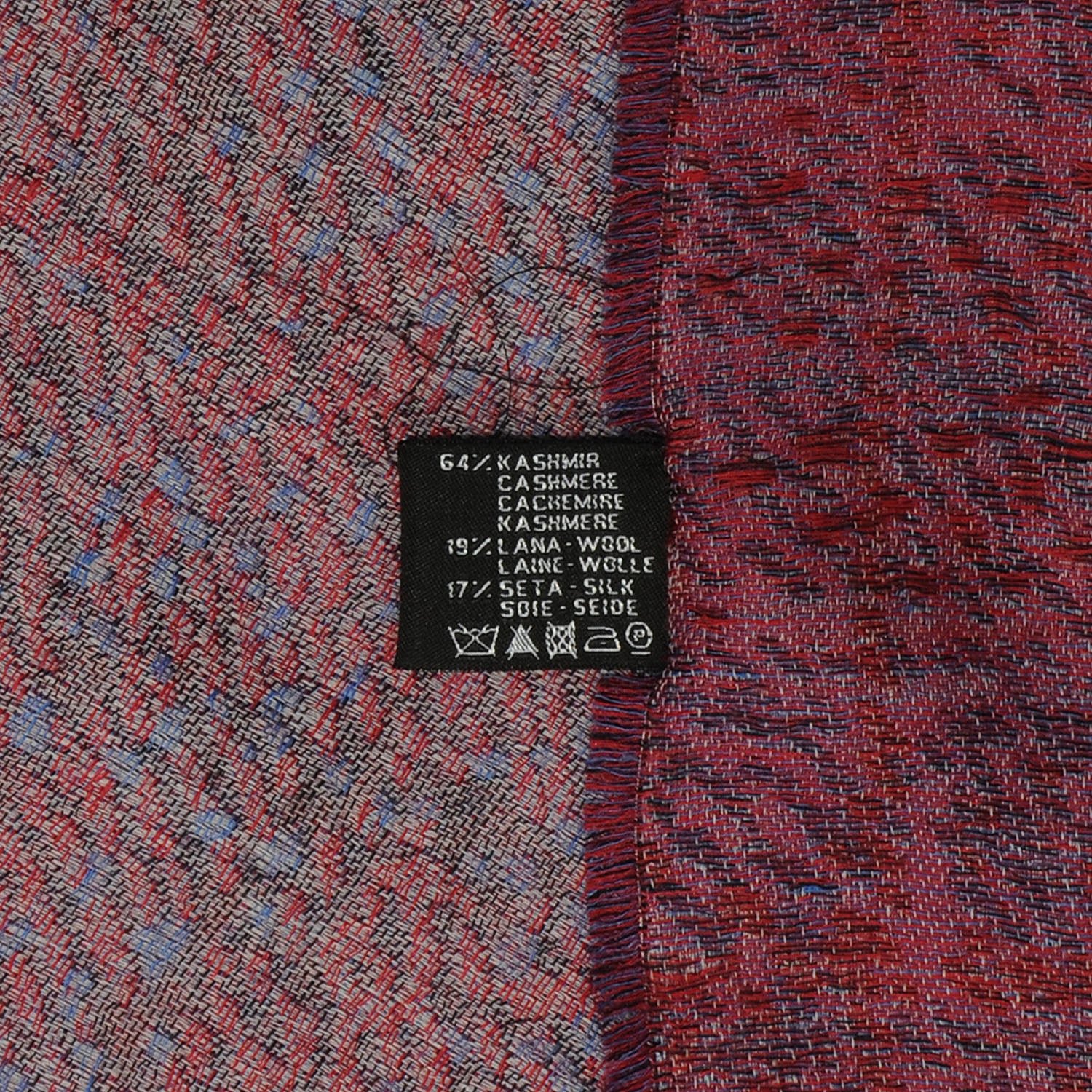 Chanel Cashmere Wool Silk CC Logo Scarf 6 of 6