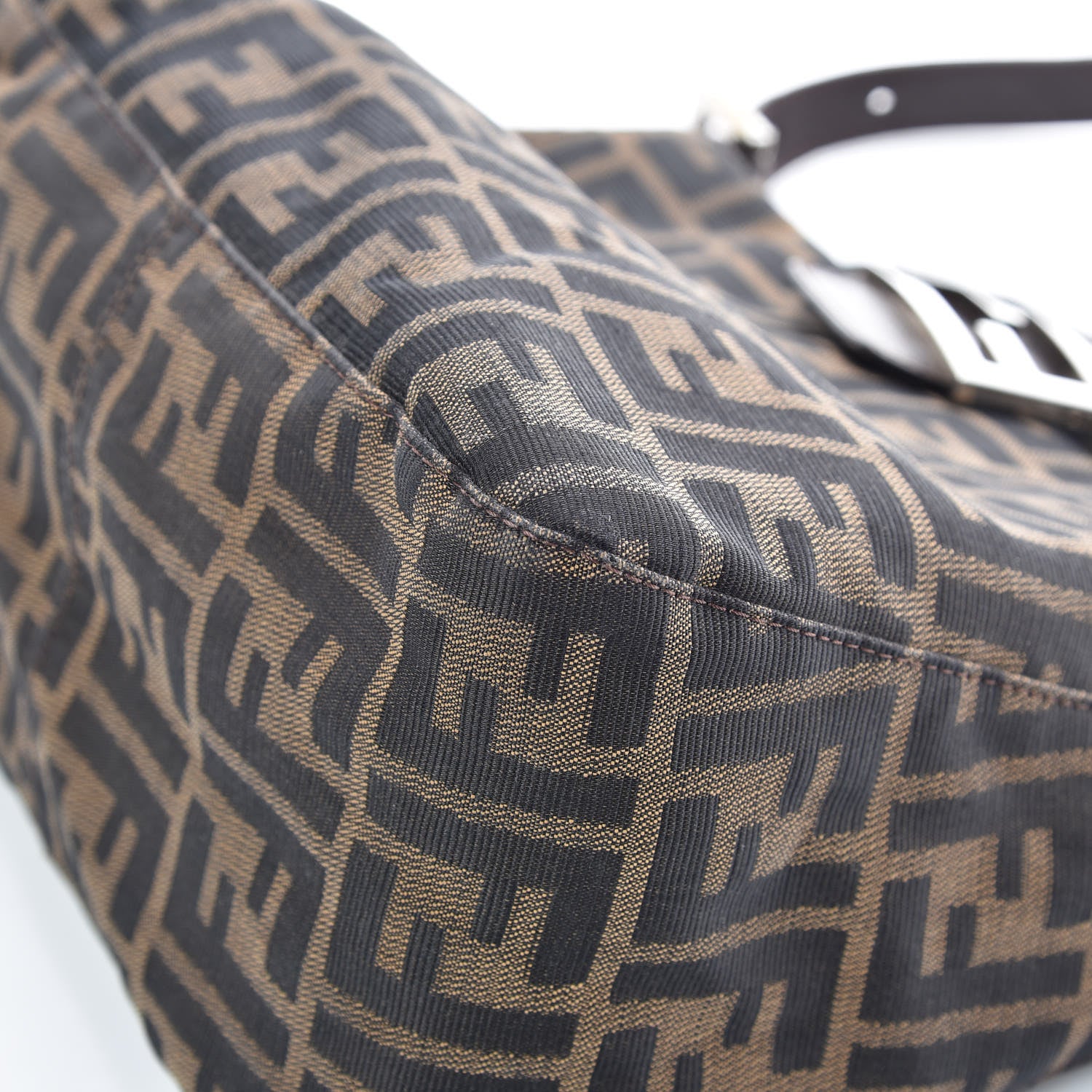 Fendi Zucca Small Shoulder Bag Tobacco 14 of 19