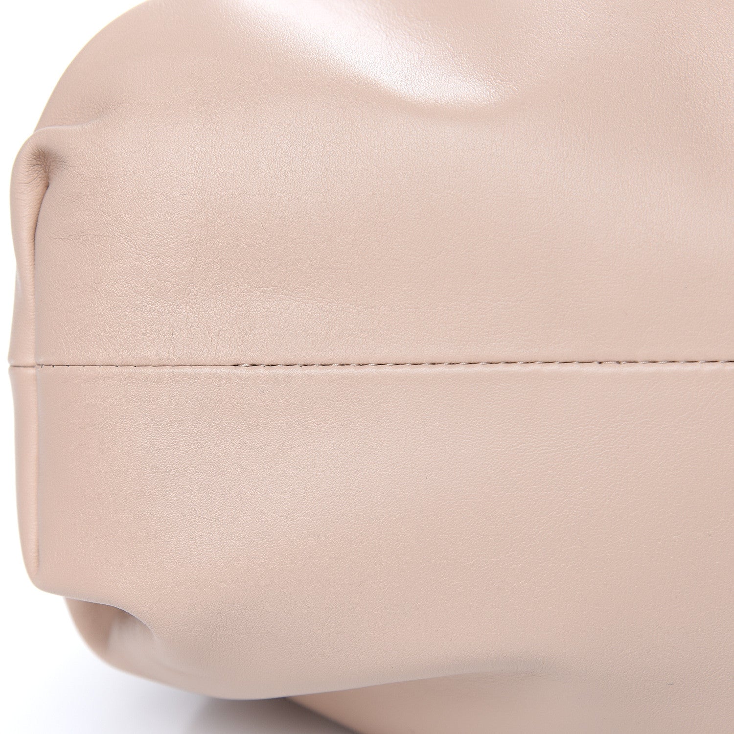 Bottega Veneta Smooth Butter Calf The Pouch Oversized Clutch Nude 10 of 12