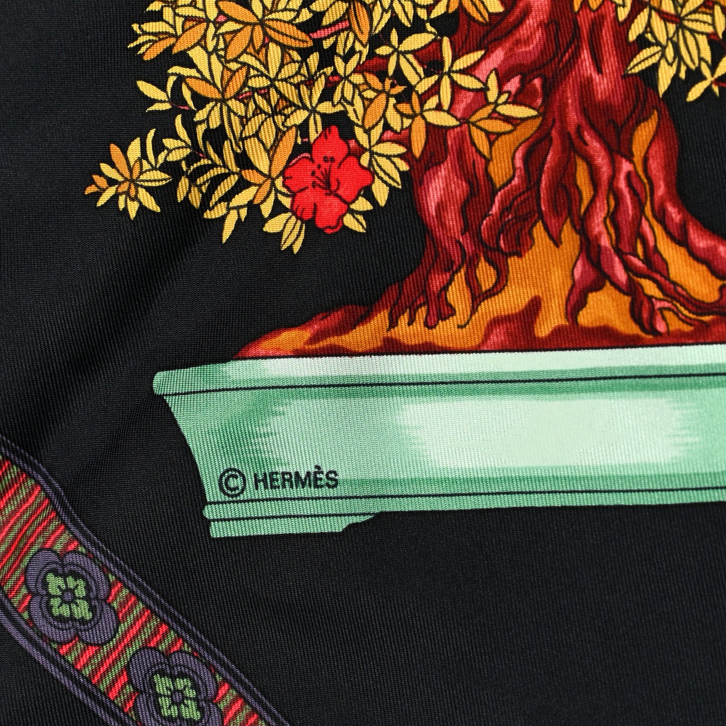 Silk Bonsai Scarf 90