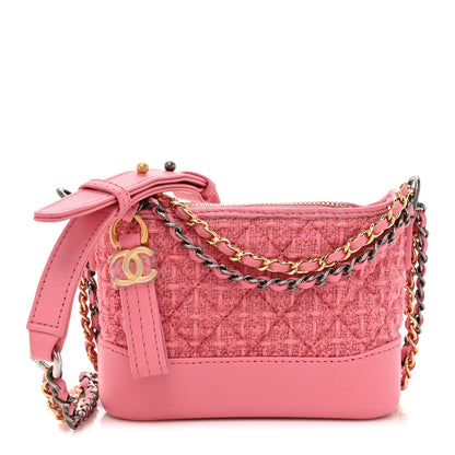 Chanel Lambskin Calfskin Tweed Success Story Set of 4 Minis Bags Pink Red 18 of 24