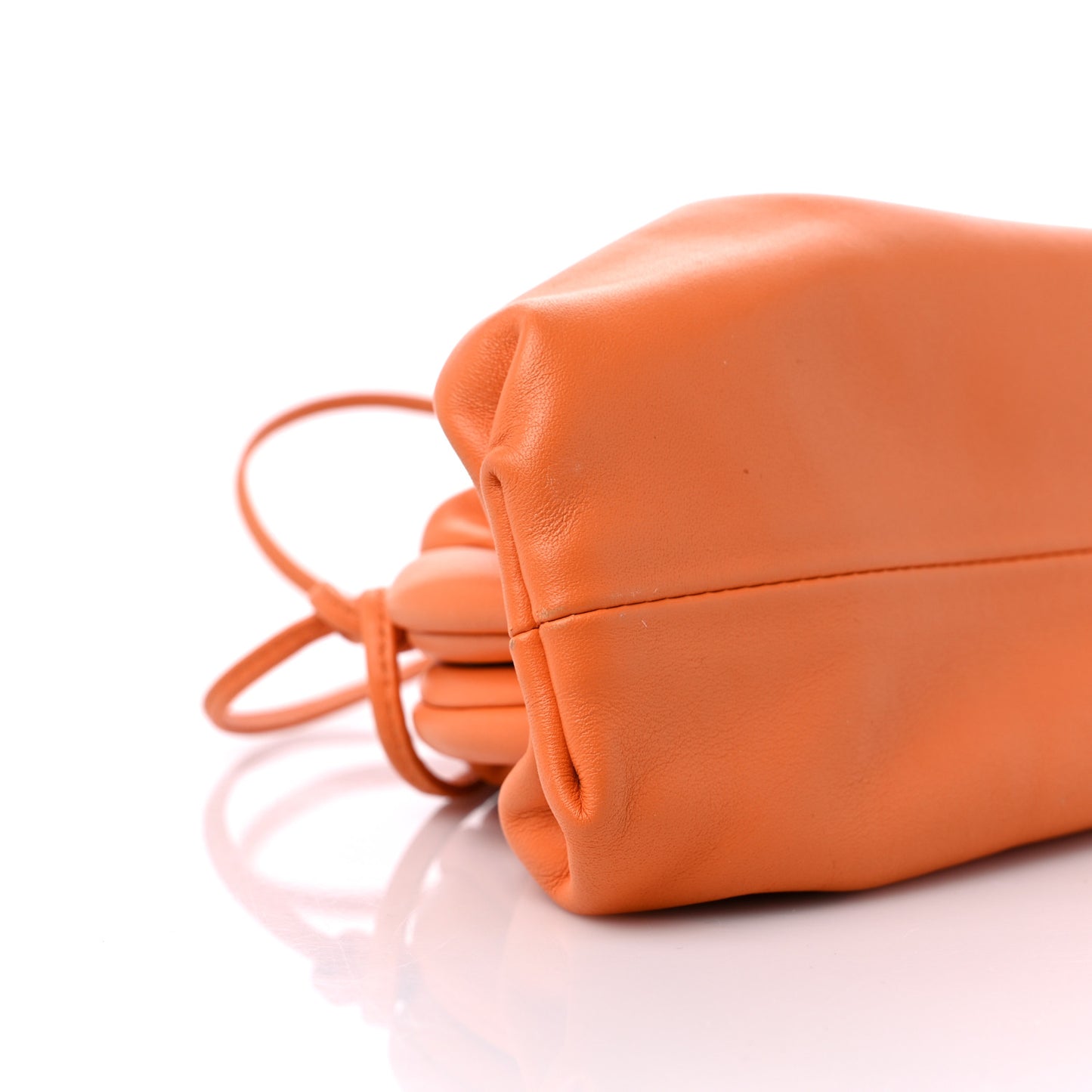 Butter Calfskin The Mini Pouch Light Orange