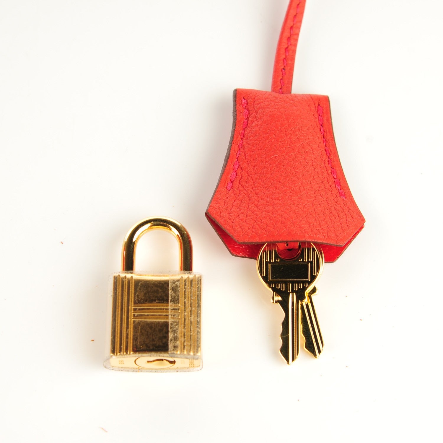 Hermes Togo Kelly Retourne 32 Geranium 10 of 19