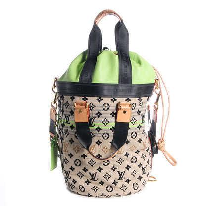 Louis Vuitton Fabric Jacquard Monogram Cheche Gypsy PM Vert 1 of 6