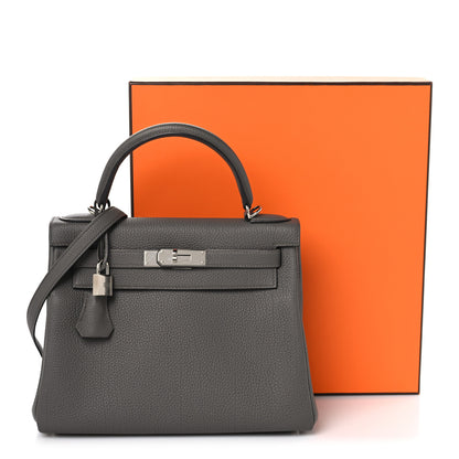 Hermes Togo Kelly Retourne 28 Etain 12 of 12