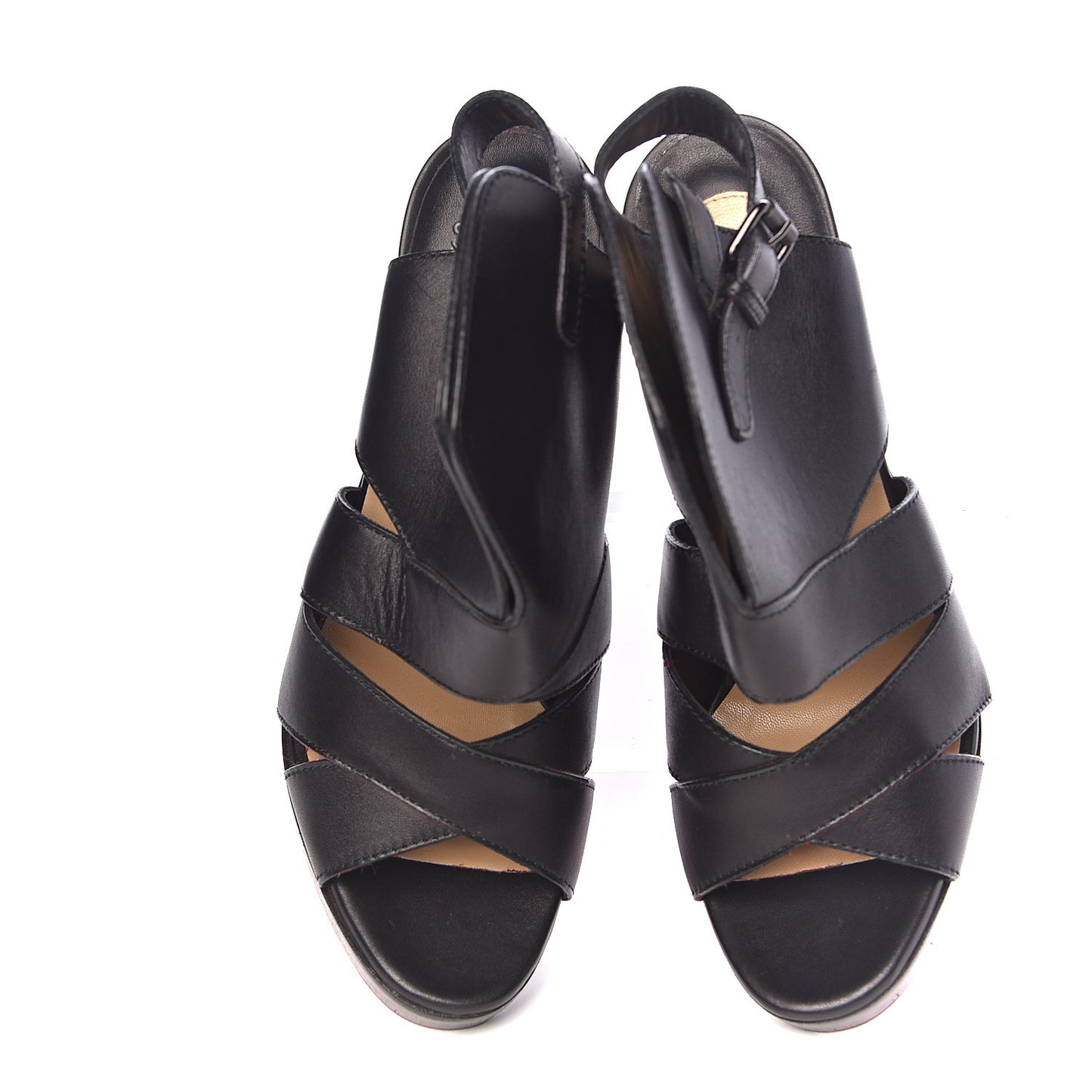 Calfskin Apron Lili 120 Pumps 39 Black