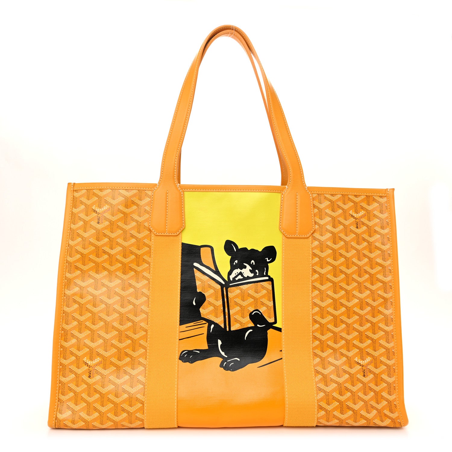 Goyard Goyardine Villette Tote Yellow 1 of 11