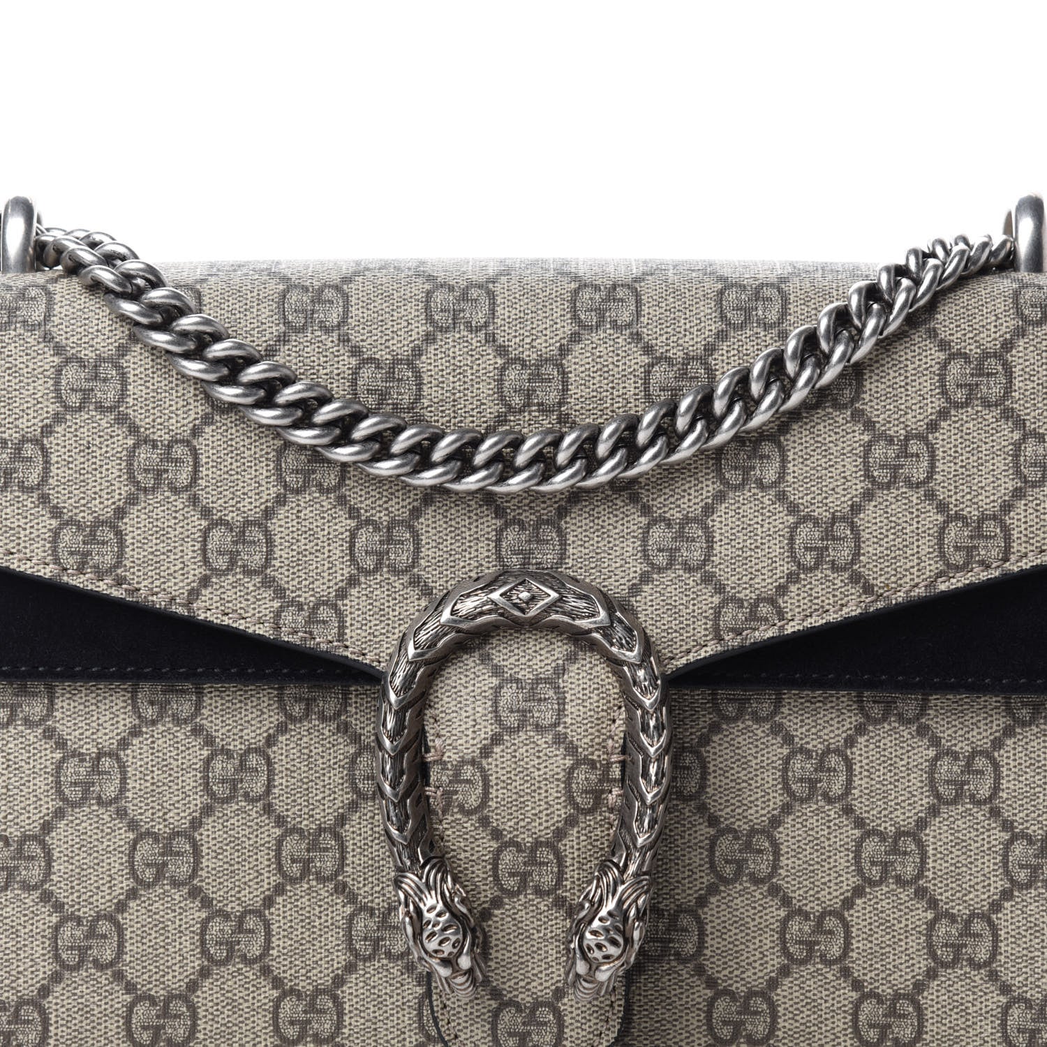 Gucci GG Supreme Monogram Small Dionysus Shoulder Bag Black 10 of 10
