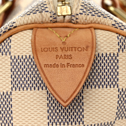 Louis Vuitton Damier Azur Speedy 25 6 of 10