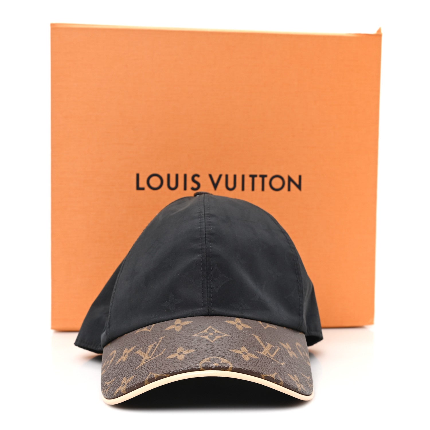 Louis Vuitton Polyester Silk Monogram LV Get Ready Cap M Black 9 of 9