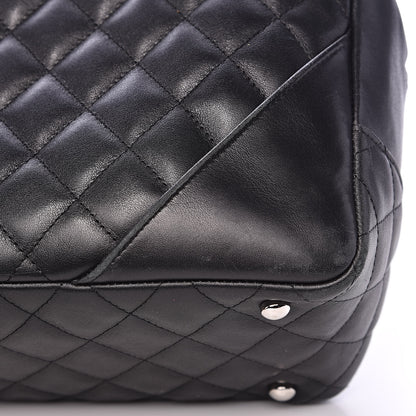 Chanel Calfskin Quilted Large Cambon Bowler Black White 10 of 15