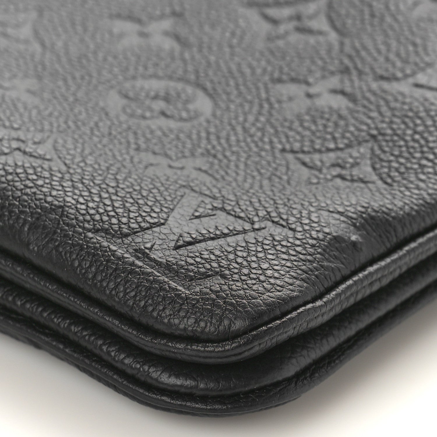 Louis Vuitton Empreinte Double Zip Pochette Black 8 of 9