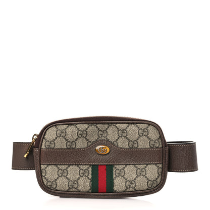 Gucci GG Supreme Monogram Ophidia Belted iPhone Case 95 38 Dark Brown 1 of 9