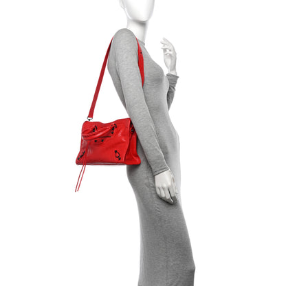 Balenciaga Agneau Arena Classic Hardware Small Le City Vermillon Red 2 of 10