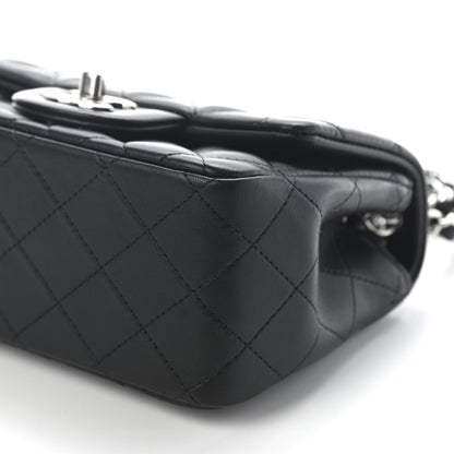 Chanel Lambskin Quilted Mini Square Flap Black 9 of 9