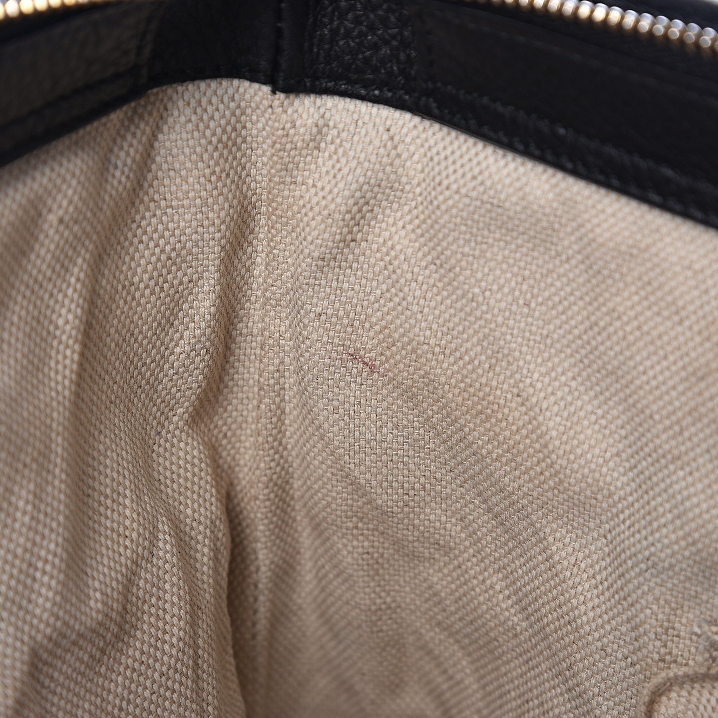 Pebbled Calfskin Small Soho Top Handle Bag Black