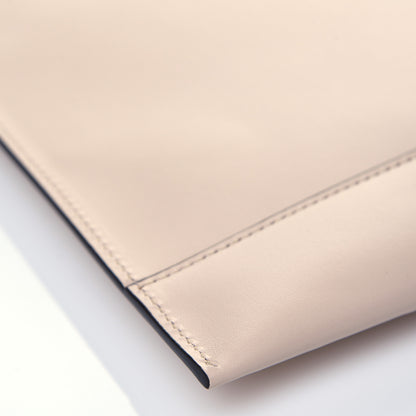 Fendi Vitello King Logo Embossed Large Flat Pouch Poudre 24 of 28