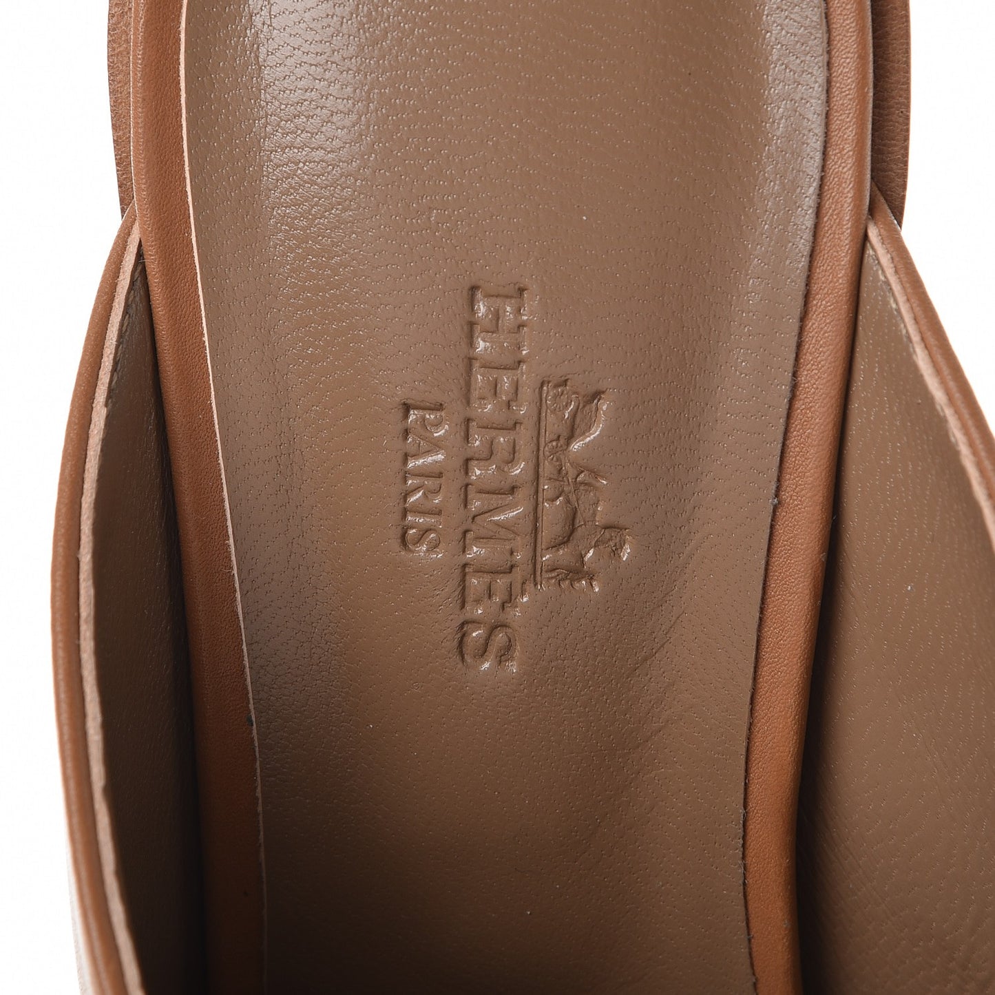 Calfskin Reveuse Mules 37.5 Palissandre