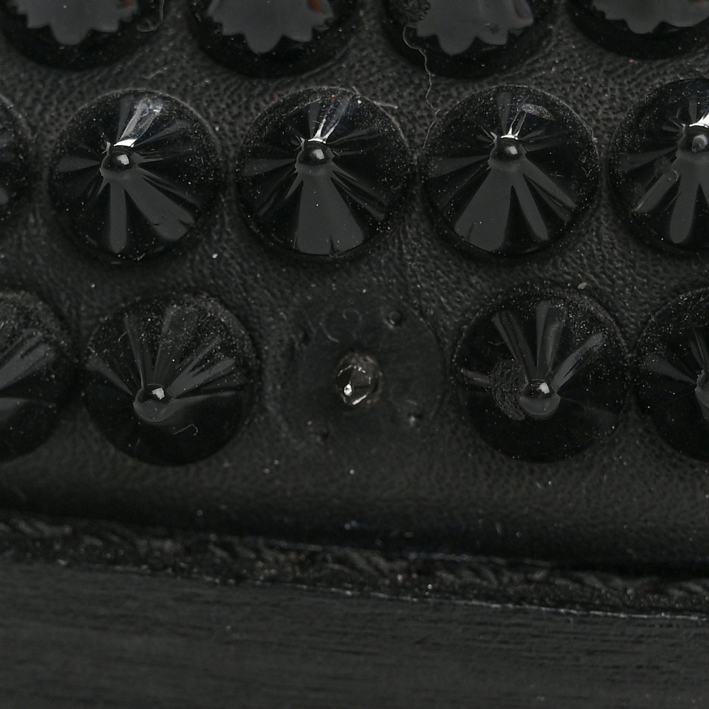 Calfskin Spikes TS Croc Flat Boots 39 Black