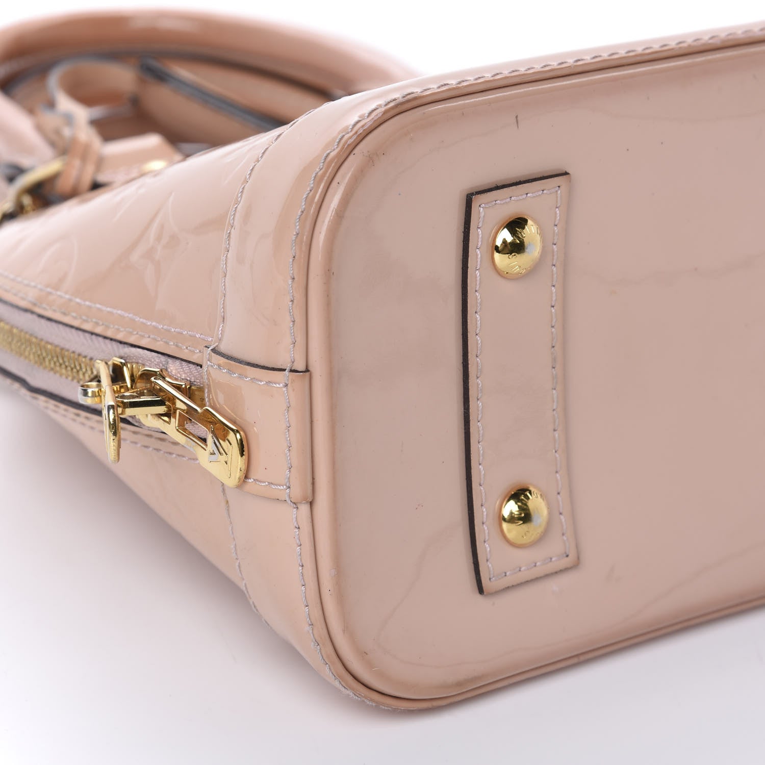 Louis Vuitton Vernis Alma BB Rose Ballerine 6 of 11