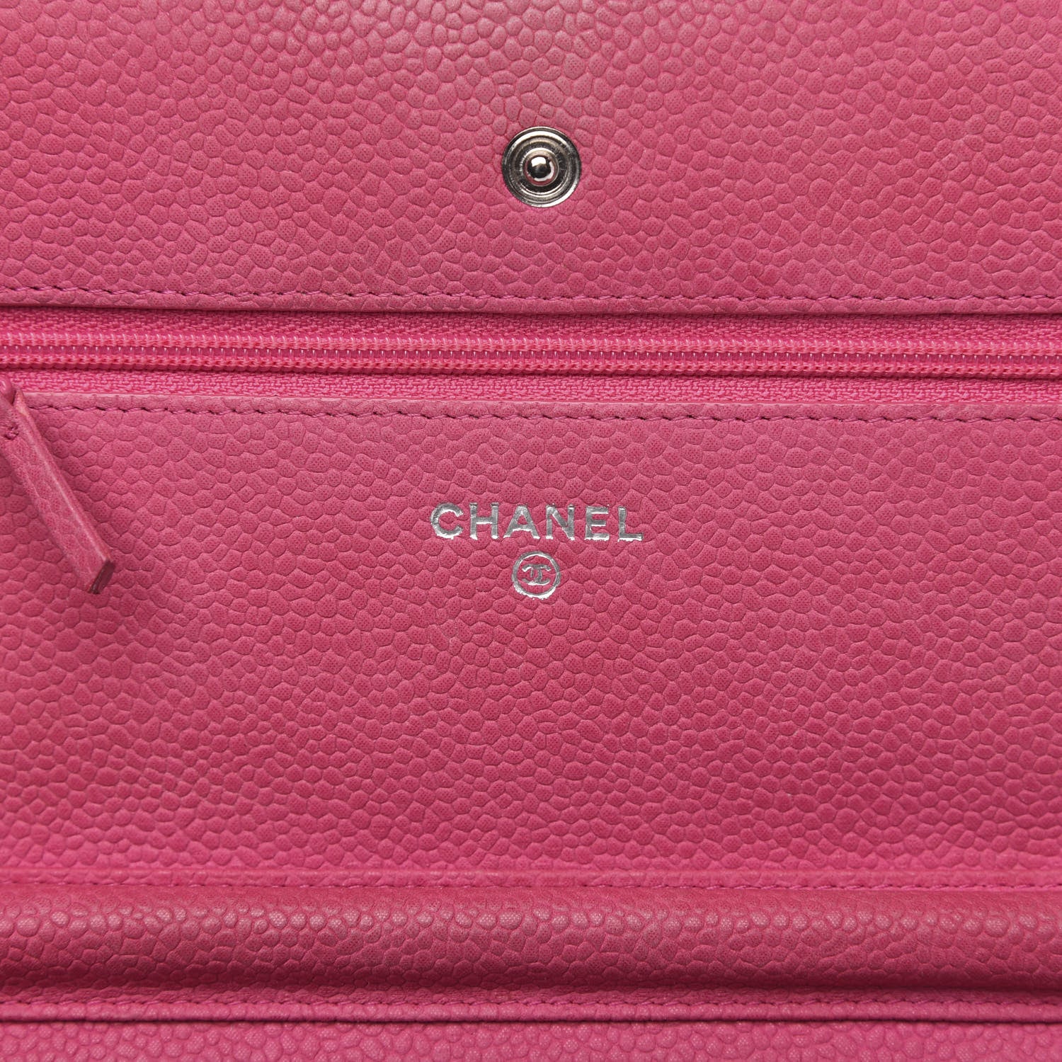 Chanel Iridescent Caviar Quilted Wallet on Chain WOC Pink 6 of 15