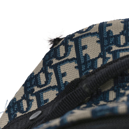 Christian Dior Oblique Diortravel Backpack Blue 10 of 12