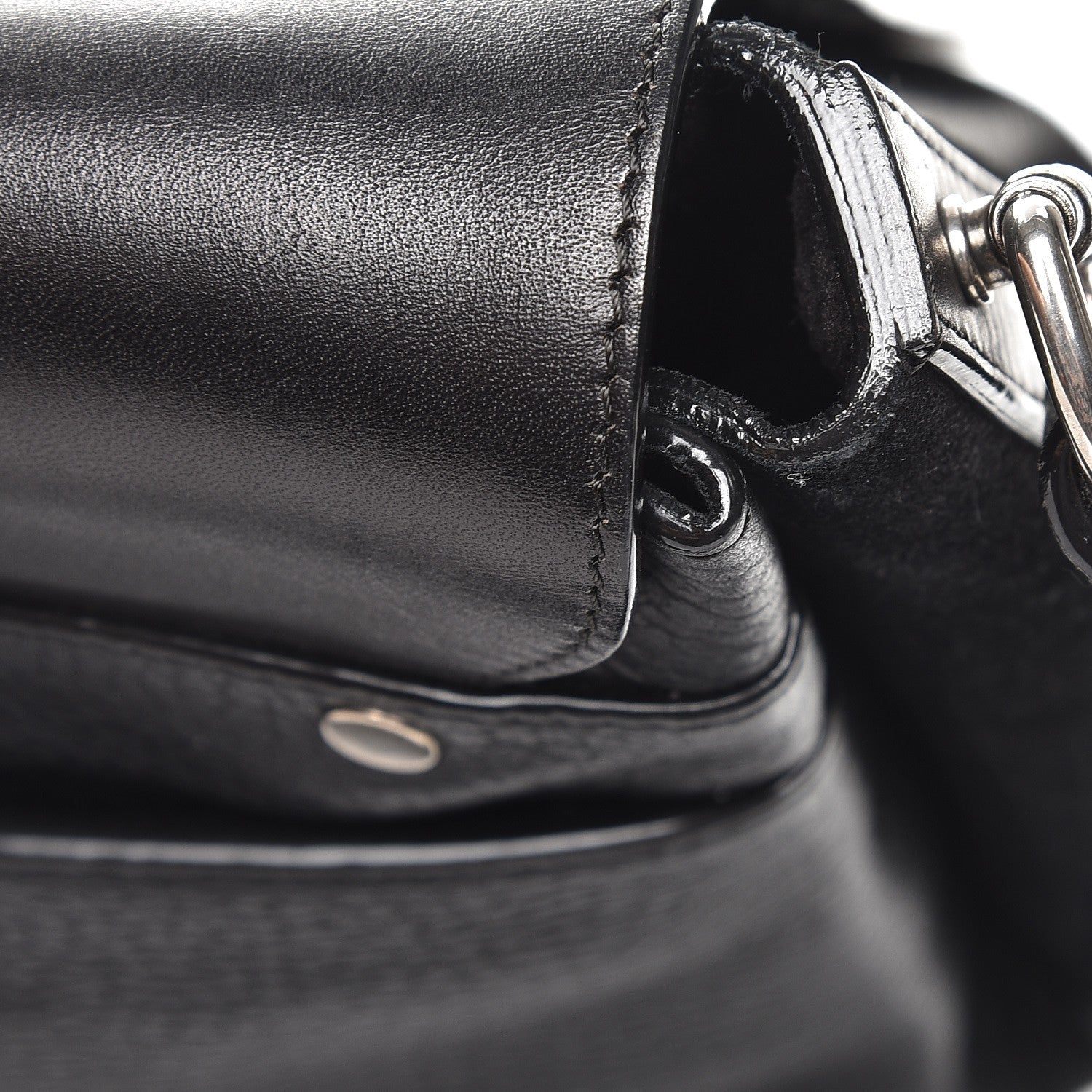 Proenza Schouler Calfskin PS Elliot Black 9 of 10