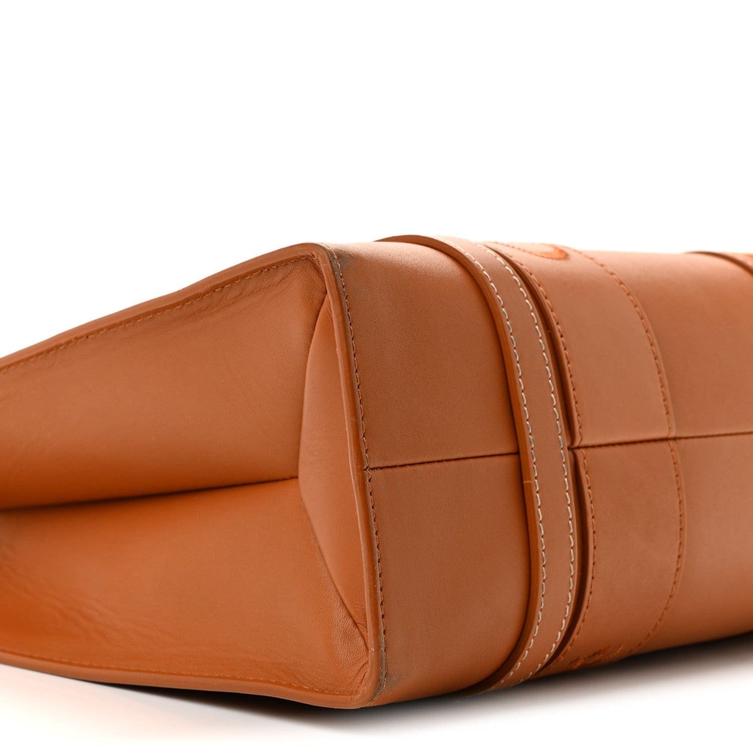 Chloe Calfskin Medium Woody Tote Caramel 9 of 15