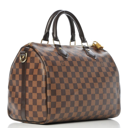 Louis Vuitton Damier Ebene Speedy Bandouliere 30 3 of 9