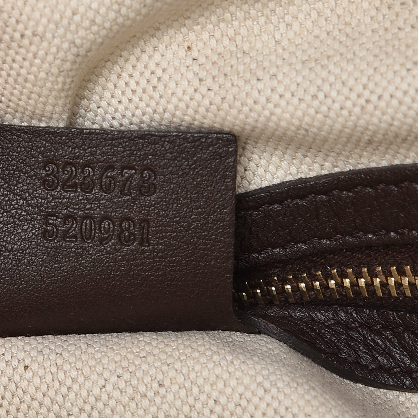 Guccissima Medium Bree Shoulder Bag Chocolate