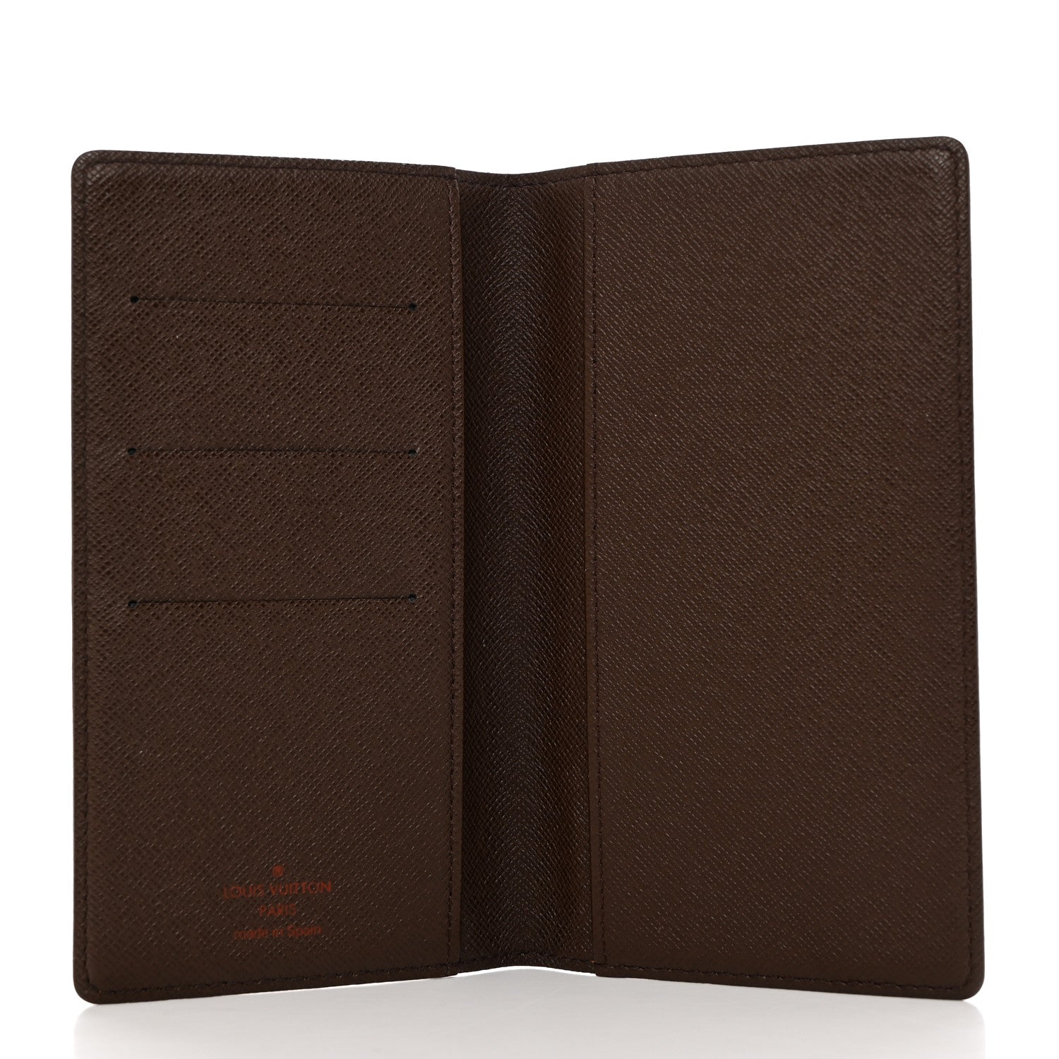 Louis Vuitton Damier Ebene Checkbook Cover Wallet 5 of 7