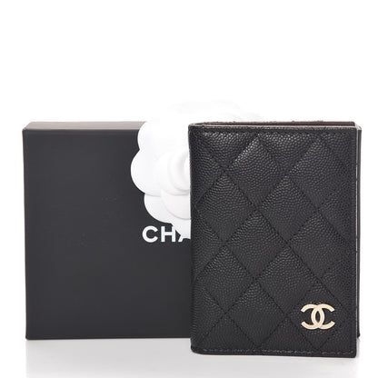 Chanel Caviar Quilted Card Holder Wallet Black 8 of 8