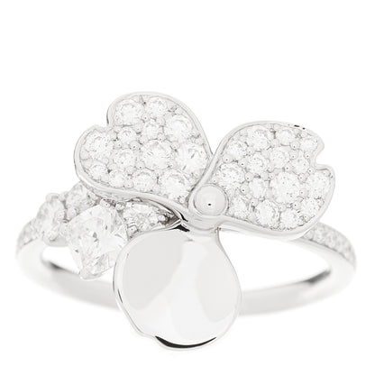 Tiffany Platinum Diamond Paper Flowers Mixed Cluster Ring 49 5 1 of 4