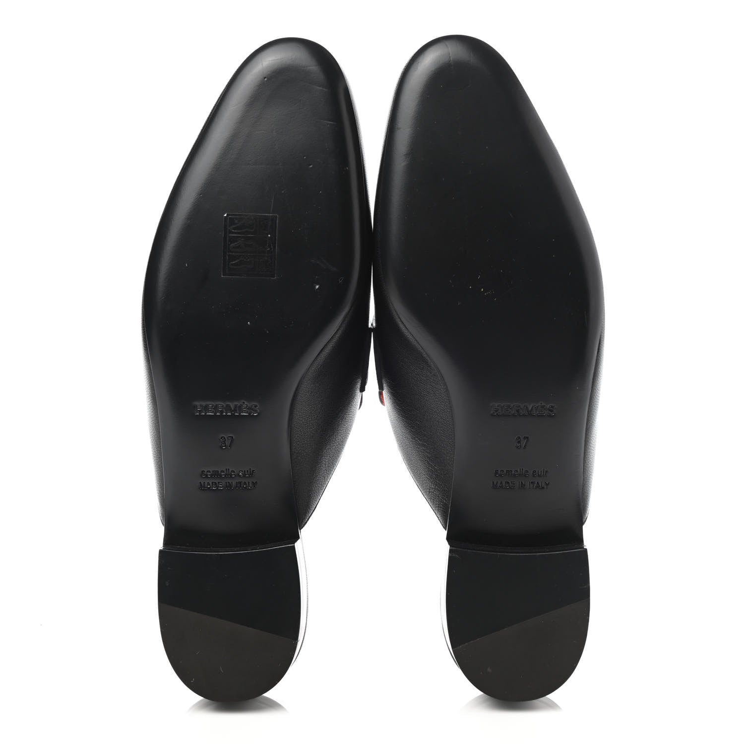 Hermes Goatskin Trocadero Mule 37 Black 5 of 9