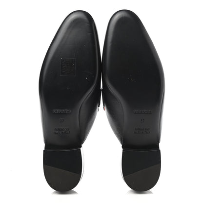 Hermes Goatskin Trocadero Mule 37 Black 5 of 9