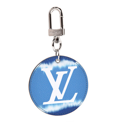 Louis Vuitton Monogram Escale Bag Charm Key Holder Blue 1 of 5