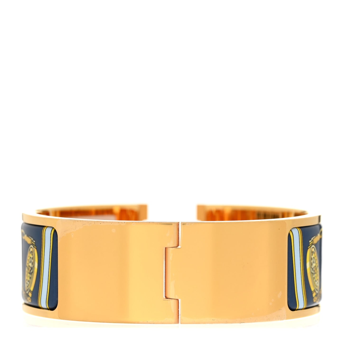 Enamel Printed Wide Musee Clic Clac H Bracelet PM Ecume