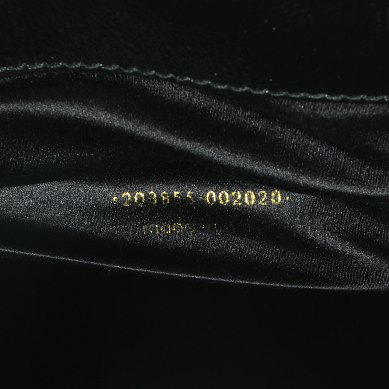 Textured Patent Monogram Large Belle De Jour Clutch Black