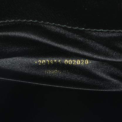 Saint Laurent Textured Patent Monogram Large Belle De Jour Clutch Black 7 of 7